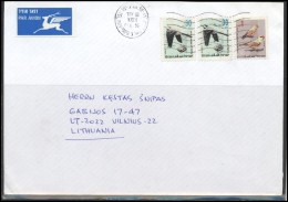 ISRAEL Postal History Cover Brief IL 004 Birds Air Mail - Brieven En Documenten