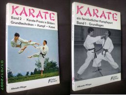 "KARATE" (2 Band) Albrecht PFLÜGER Sport Kampfsportarten Arts Martiaux Martial Art FALKEN 1969 ! - Sport