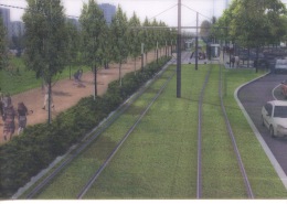 Le Havre : Avenue Du Canada - Avant & Après Le Nouveau Tramway - Carte Hologramme (le Tramway Nous Rapproche) - Other