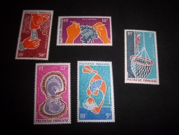 Polynésie N° A34 / 38** - Unused Stamps