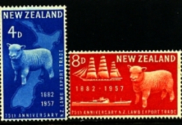 NEW ZEALAND - 1957  LAMB EXPORT  SET  MINT NH - Ungebraucht