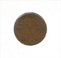 D3 Iraq 1 Fils 1938. - Irak