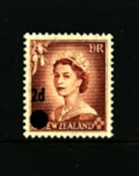 NEW ZEALAND - 1958  PROVISIONAL (WITH STARS)   MINT  VERY LIGHTLY HINGED - Nuevos