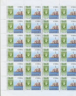 2005.510 CUBA COMPLETE MNH SHEET 2005 POSTAL HISTORY STAMP. HISTORIA POSTAL. PRIMERA EMISION ANTILLAS ESPAÑA - Blocchi & Foglietti