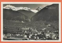 N14/427, Brigue Et Massif Du Simplon, Wasenhorn, Brig, Circulée 1933 - Brigue-Glis 