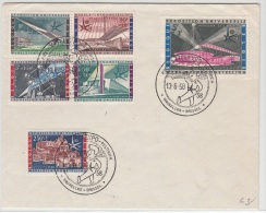 BELGIUM COVER 13/06/1959 COB 1047/52 EXPOSITION BRUXELLES TELEXPO - 1958 – Bruselas (Bélgica)