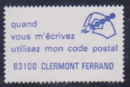 Vignette - Code Postal : Clermont-Ferrand : 63100 - Codice Postale