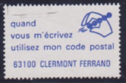 Vignette - Code Postal : Clermont-Ferrand : 63100 - Codice Postale