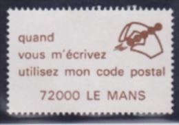 Vignette - Code Postal : Le Mans : 72000 - Postleitzahl