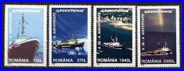 ROMANIA 1997 GREENPEACE / SHIPS  MNH (3ALL) - Nuevos