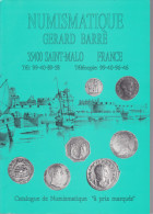 Catalogue Numismatique Gérard Barre (juin 1992) - Livres & Logiciels