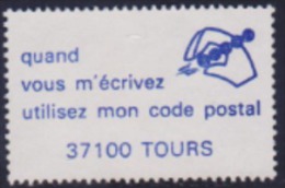 Vignette - Code Postal : Tours 37100 - Codice Postale