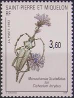 SAINT-PIERRE-ET-MIQUELON SPM  575 ** MNH Faune Flore Insecte Fleur 1993 - Nuevos