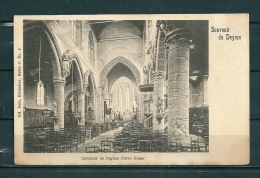 DEYNZE: Intérieur De L'Eglise,  Gelopen Postkaart 1902  (GA14992) - Deinze