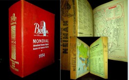 "BOTTIN MONDIAL" (Commerce Extérieur) Généalogie Annuaire Nombreux Plan Ville 1954 ! - Directorios Telefónicos