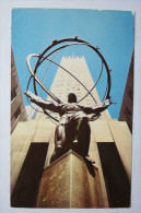 (5/3/42) AK "New York" Statue Am International Building/Rockefeller Center, Um 1960 - Autres Monuments, édifices