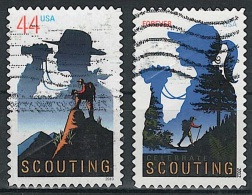 UNITED STATES 2010-2012 Scouting 2 Postally Used Stamps MICHEL # 4630,4858 - Usati