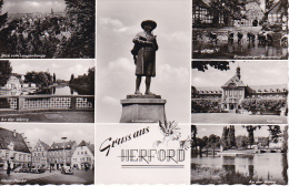 AK Gruss Aus Herford - Werbestempel Nachsendungsantrag - 1961 (8269) - Herford