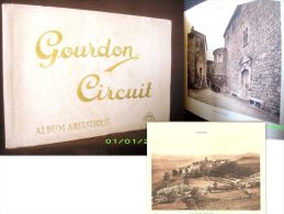 "GOURDON CIRCUIT" Album Touristique 18 Vues Photo Photographie Lot Midi Pyrénées Quercy Ca 1930 Rare ! - Midi-Pyrénées