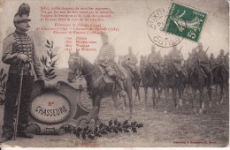 AUXONNE (Côte D´Or) Régiment Du 8 ème Chasseurs - MILITAIRE -Chevaux-Cheval- VOIR 2 SCANS - - Regimente
