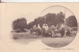 184-Guelma-Algeria- Cavaliere Con Asino-Chevalier Avec Un âne-Knight With Donkey-v.1906 X Paris - Guelma