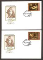 Painting 1976 USSR 5 Stamps   5 FDC Mi 4551-55  370th Birth Anniversary Of Rembrandt. - Rembrandt