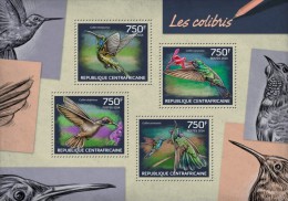 Central African Republic. 2014 Hummingbirds. (225a) - Colibris