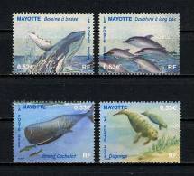 MAYOTTE 2005 N° 173 à 176 **  Neufs = MNH Superbes Faune Fauna  Mammifères Marins Marine Mammals - Neufs