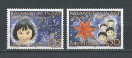 GROENLAND 1996  N° 276/277 **  Neufs = MNH Superbes Cote 5.50 € Noël Christmas Enfants Children - Nuevos