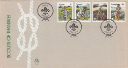 48FM- SCOUTS, SCOUTISME,SCOUTS OF TRANSKEI, SPECIAL COVER, 1982, TRANSKEI - Lettres & Documents