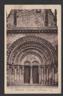 Delcampe - DF / 64 PYRÉNÉES-ATLANTIQUES / MORLAAS / L'EGLISE / LE PORTAIL / CIRCULÉE EN 1933 - Morlaas