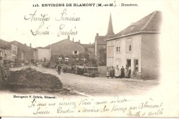 54 - DOMEVRE,  (UNE RUE DU VILLAGE - ECRITE 1904) - Domevre En Haye