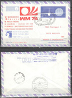 Poland 1974 Flight  Polish Soccer Team To World Cup  - Flight Warsaw Stuttgart -  Cover - Posta Aerea