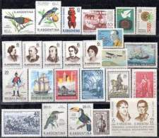 ARGENTINE 1967-68 - COMMEMORATIFS (53v + 1 BF) - Unused Stamps