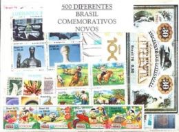 BRÉSIL COLLECTION De 500 DIFF.COMMÉMORATIFS, NEUFS - Colecciones & Series
