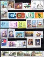 ARGENTINE / ARGENTINA 1987 - COMMEMORATIFS 32v + 6 BF - Unused Stamps