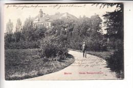 0-7200 BORNA, Neues Realgymnasium, 1907, Soldatenbrief Nach Köln-Deutz - Borna