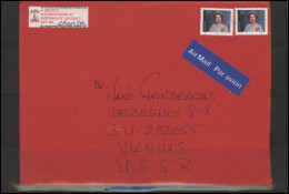 CANADA Postal History Cover Brief CA 069 Queen Personalities Air Mail - Briefe U. Dokumente