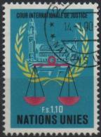 ONU UNO GENEVE Poste  87 Cour Internationale De Justice De La Haye (1) - Used Stamps