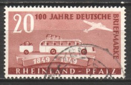 Germany Rheinland Pfalz 1949 Mi 50 Canceled - Rhine-Palatinate