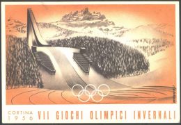 ITALIA - ITALY - CORTINA -  SCI : STAFFETTA MASCHILE - MK - 1956 - Inverno1956: Cortina D'Ampezzo