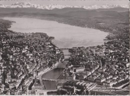 SUISSE,SWISS,SWITZERLAND, SCHWEIZ,SVIZZERA,ZURICH ,IL Y A 50 ANS,vue Aerienne - Zürich