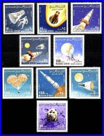 MAHRA / ARABIA 1967 SPACE PROJECTS Complete SET Mi#58-66 MNH (3ALL) - Sammlungen