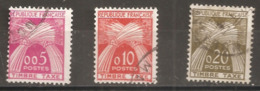 Taxes  N°  90 - 91- 92 -  Oblitérés  -  Types Gerbes - 1960-.... Used