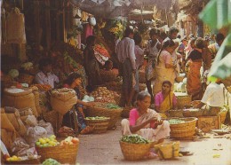 INDE,INDIA,asie,asia,CALC UTTA ,INDES BRITANNIQUES,BENGALE OCCIDENTAL,KOLKATA,marché,market,job,metier - Inde