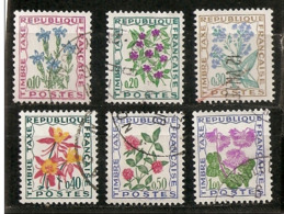 Taxes  N°  96 - 98 - 99 - 100 - 101 - 102   Oblitérés  -  Fleurs Des Champs - 1960-.... Used