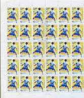 2006.508 CUBA MNH SHEET COMPLETE 2006 MNH SOCCER CUP GERMA - Hojas Y Bloques