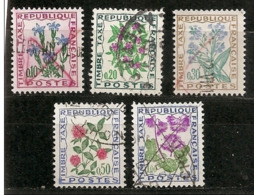 Taxes  N°   96 - 98 - 99 - 101 - 102  -  Oblitérés  -  Fleurs Des Champs - 1960-.... Usati