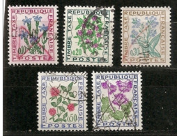 Taxes  N°   96 - 98 - 99 - 101 - 102  -  Oblitérés  -  Fleurs Des Champs - 1960-.... Oblitérés