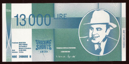 Test Note "13th STREET Award" 13 000 Lire, Beids. Druck, RRRRR, UNC, Fantasy Note - Autres - Europe